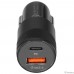 Cablexpert Автомобильное зарядное устройство 38Вт, 3А, QC3.0/PD, 1xUSB, 1xType-C, черный, пакет (MP3A-UC-CAR24)