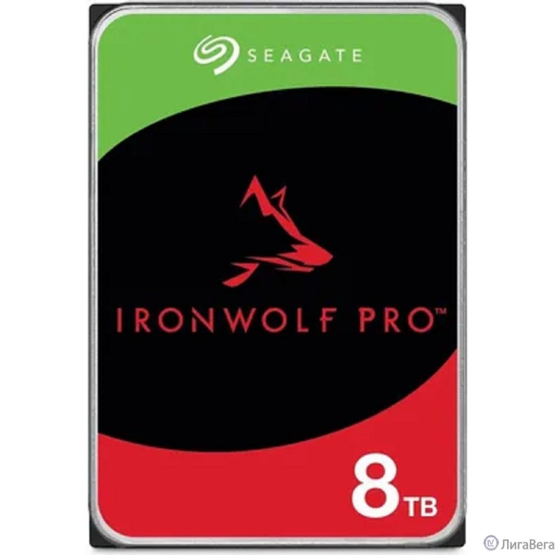 8TB Seagate Ironwolf Pro (ST8000NT001) {SATA 6.0Gb/s, 7200 rpm, 256mb buffer, 3.5″, для NAS}