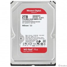 2TB WD Red Plus (WD20EFPX) {Serial ATA III, 5400- rpm, 64Mb, 3.5″}