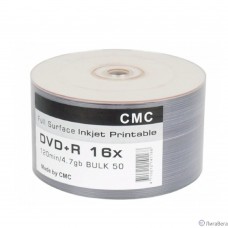 CMC DVD+R 4,7 GB 16x Bulk/50 Full Ink Print   (RECASSIST) (141182)