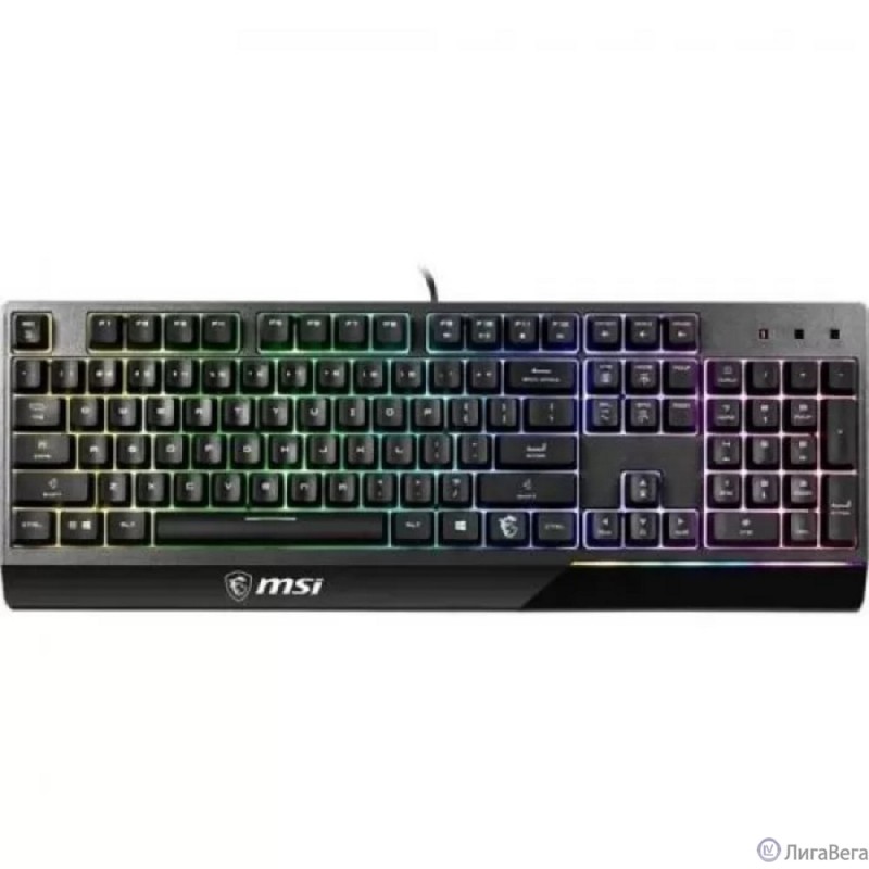Клавиатура MSI Vigor GK30 RU черный USB for gamer LED (S11-04RU236-CLA)