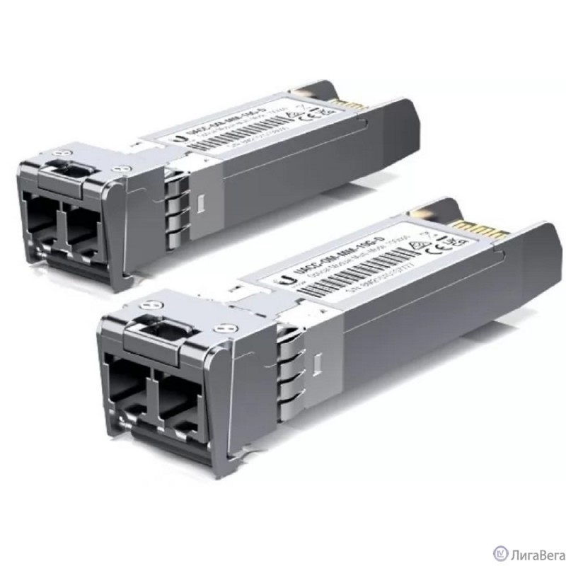UBIQUITI UACC-OM-MM-10G-D-2 (Комплект 2шт)оптич. SFP+ MM 10Гбит/с T x: 850нм R x : 850нм до 0.3км UBIQUITI UACC-OM-MM-10G-D-2 (Комплект 2шт)оптич. SFP+ MM 10Гбит/с T x: 850нм R x : 850нм до 0.3км