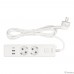 PowerCube Бытовой удлинитель (PC-4-2M) 2р с/з вык.,3USB, 3500 Вт, 16А, 1.9 м, 3*1,0 (белый) {22301}