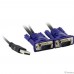 ORIGO OKVMCU/A1A KVM-кабель с разъемами VGA и USB, 1.8 м ORIGO OKVMCU/A1A KVM-кабель с разъемами VGA и USB, 1.8 м