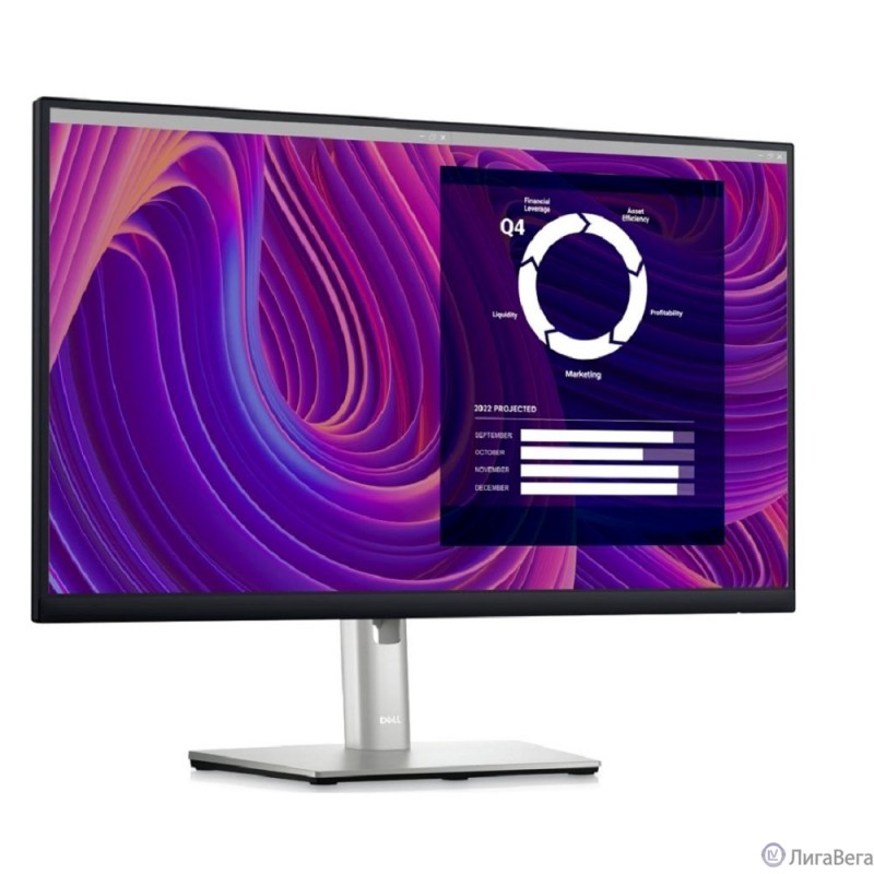 LCD Dell 24″ P2423D черный и серебристый {IPS 2560x1440 75Hz 5ms 8bit 300cd 178/178 HDMI DisplayPort1.2 4xUSB3.2 Pivot VESA} [210-BDEG]