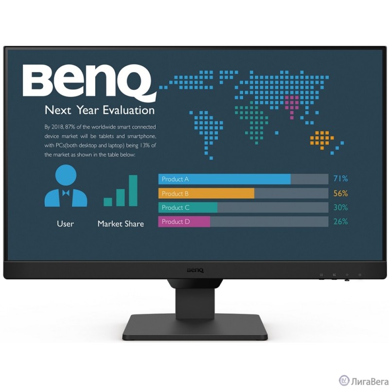 LCD BenQ 27″ BL2790 {IPS 1920x1080 60Hz 5ms 250cd 2xHDMI DisplayPort Speakers}
