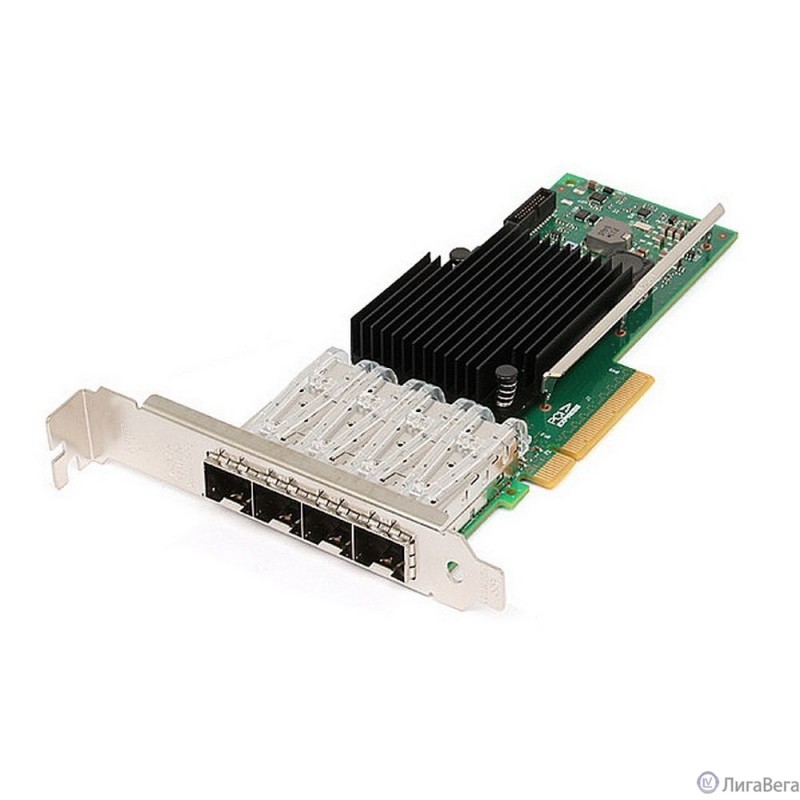 Сетевой адаптер Intel Intel® Ethernet Converged Network Adapter X710-DA4 4x SFP+ port 10GbE/1GbE, PCI-E v3 x4, VMDq. PCI-SIG* SR-IOV, w/o RDMA, Low Profile (081399) {5} Сетевой адаптер Intel Intel® Ethernet Converged Network Adapter X710-DA4 4x SFP+ port 10GbE/1GbE, PCI-E v3 x4, VMDq. PCI-SIG* SR-IOV, w/o RDMA, Low Profile (081399) {5}