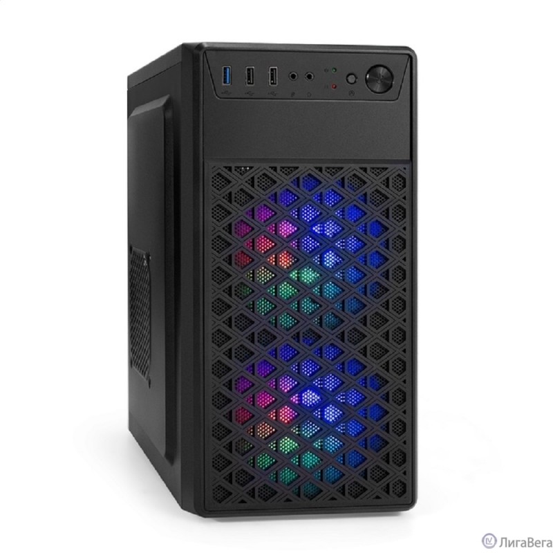 Exegate EX296979RUS Корпус Minitower ExeGate mEVO-7803 (mATX, без БП, 2*USB+1*USB3.0, HD аудио, черный, 2 вент. 12см с RGB подсветкой) Exegate EX296979RUS Корпус Minitower ExeGate mEVO-7803 (mATX, без БП, 2*USB+1*USB3.0, HD аудио, черный, 2 вент. 12см с RGB подсветкой)
