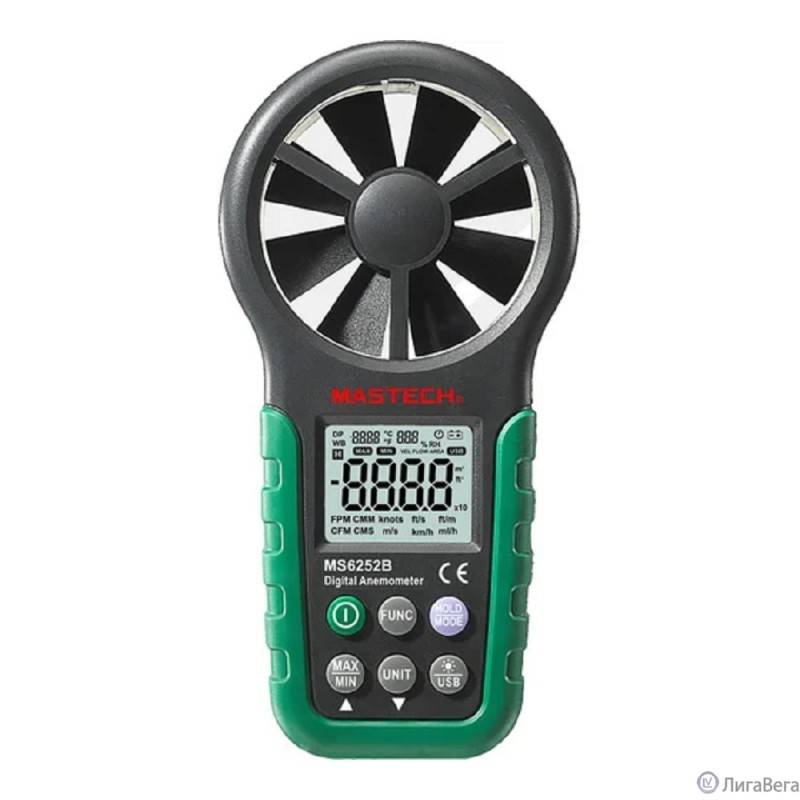 Mastech (13-1272) Цифровой анемометр MS6252B