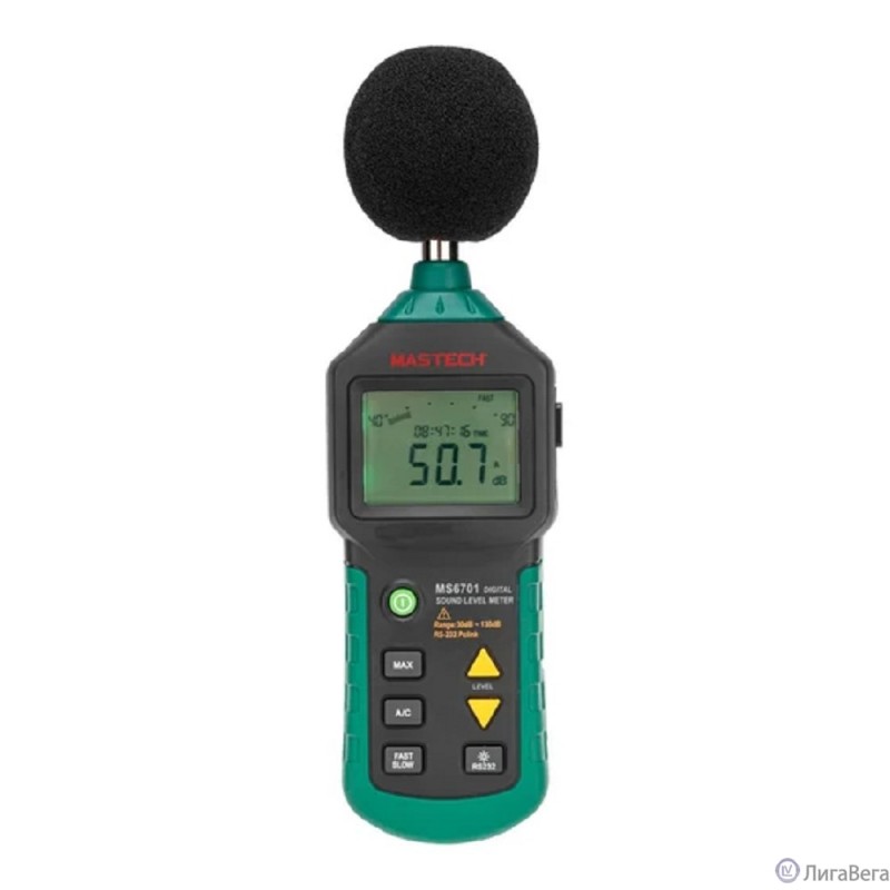 Mastech (13-1252) Цифровой измеритель уровня шума MS6701