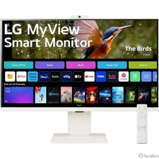 LCD LG 31.5″ 32SR85U-W Smart Monitor {IPS 3840x2160 60Hz 5ms 400cd 16:9 178/178 2x5W webcamera USB-C(90W) 2xHDMI USB VESA}