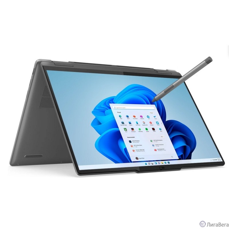 Lenovo Yoga 7 2-in-1 14IML9 [83DJ0095RU] Storm Grey 14″ {(2880x1800 OLED Touch Ultra 5 125H(1.2Ghz)/16384Mb/1024SSDGb/noDVD/Int:Intel Arc graphics/Win11H/+Pen/360/металл}