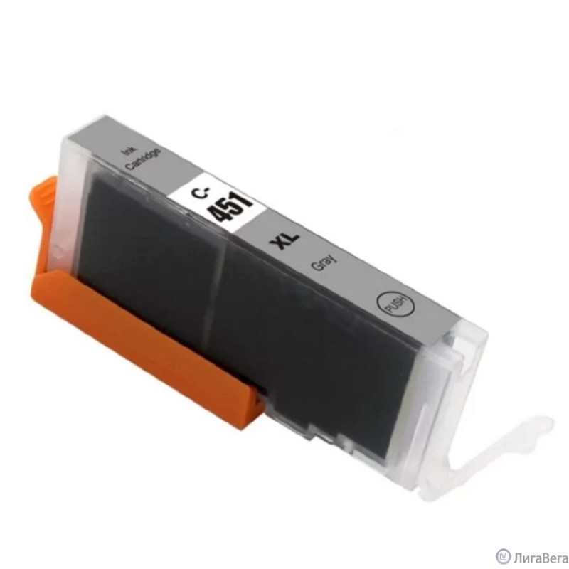 Струйный картридж NV Print CLI-451XL (NV-6476B001) Gray для Canon Pixma iP8740, MG6340/ MG7140/ MG7540 (12 мл)