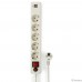 Гарнизон Сетевой фильтр для ИБП ECL-5-U2-W-1.8 5р, 10А, 2xUSB, 1.8м, ур.защиты 4, белый, пакет (22436)