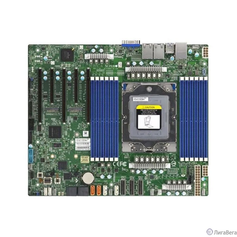 Supermicro MBD-H13SSL-N-B Материнская плата AMD EPYC UP platform with socket SP5 CPU, SoC, 12x Bulk Supermicro MBD-H13SSL-N-B Материнская плата AMD EPYC UP platform with socket SP5 CPU, SoC, 12x Bulk