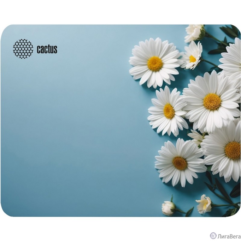 Коврик для мыши Cactus Daisies 250x200x3мм (CS-MP-D07S) Коврик для мыши Cactus Daisies 250x200x3мм (CS-MP-D07S)