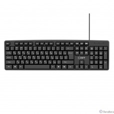  Клавиатура CBR KB 100, длина кабеля 1,5 м, 104 клавиши, USB, офисная, полноразмерная, влагозащищённая, 