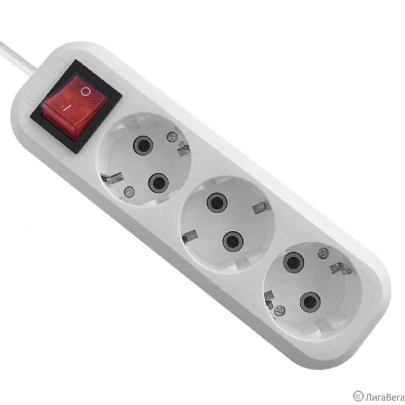 Defender Удлинитель L330 16 А, 15 м  [99358] выключатель, с заземлением