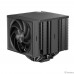 Кулер для процессора/ PCCooler RZ820 BK (289W, 4-pin PWM, 165mm, Al/Cu, 4x8mm+4x6mm, 1x140mm+1x150mm, 71.9CFM/86.7CFM, 27.1dBA/32dBA, 1500RPM/2200RPM, S: 1851/1700/1200/20XX/115X, AM5/AM4, black)