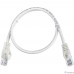Кабель ACD Патч-корд ACD-LPU5C-5DW |ACD-LPU5C-5DW| Cat5e UTP 24AWG 4Pair, 7/0.18мм CU Белый, 0.5м (741722)