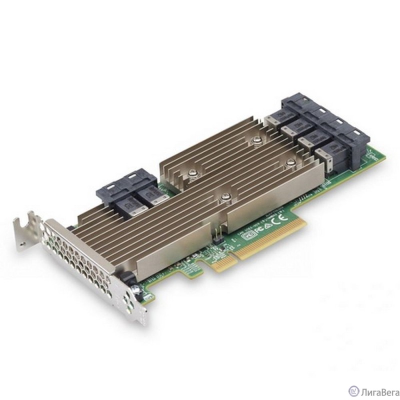 HBA-адаптер Broadcom 9305-24i SGL (05-25699-00 / 03-25699-02007) PCIe 3.0 x8 LP, SAS/SATA 12G HBA, 24port(6*int SFF8643), 3224 IOC HBA-адаптер Broadcom 9305-24i SGL (05-25699-00 / 03-25699-02007) PCIe 3.0 x8 LP, SAS/SATA 12G HBA, 24port(6*int SFF8643), 3224 IOC
