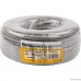 PROconnect (01-0052-100) Кабель витая пара U/UTP, CAT 5e, PVC, 4PR, 24AWG, INDOOR, SOLID, серый, 100м