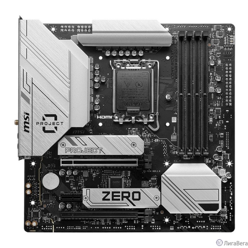 Материнская плата MSI B760M PROJECT ZERO RTL Материнская плата MSI B760M PROJECT ZERO RTL