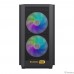 GameMax Корпус F36 BK без БП (Midi Tower, ATX, Черный, 1*USB Type-C, 3*120мм)