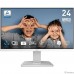 MSI PRO 24″ MP2412W белый {VA 1920x1080 100Hz 5ms 16:9 300cd 178/178 HDMI DisplayPort M/M} [9S6-3BA9CH-072]
