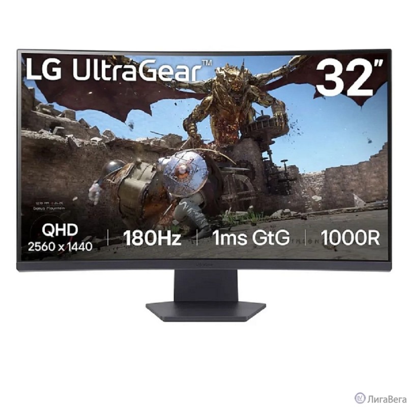 LCD LG 31.5″ 32GS60QC-B UltraGear {VA Curved 2560x1440 180Hz} LCD LG 31.5″ 32GS60QC-B UltraGear {VA Curved 2560x1440 180Hz}