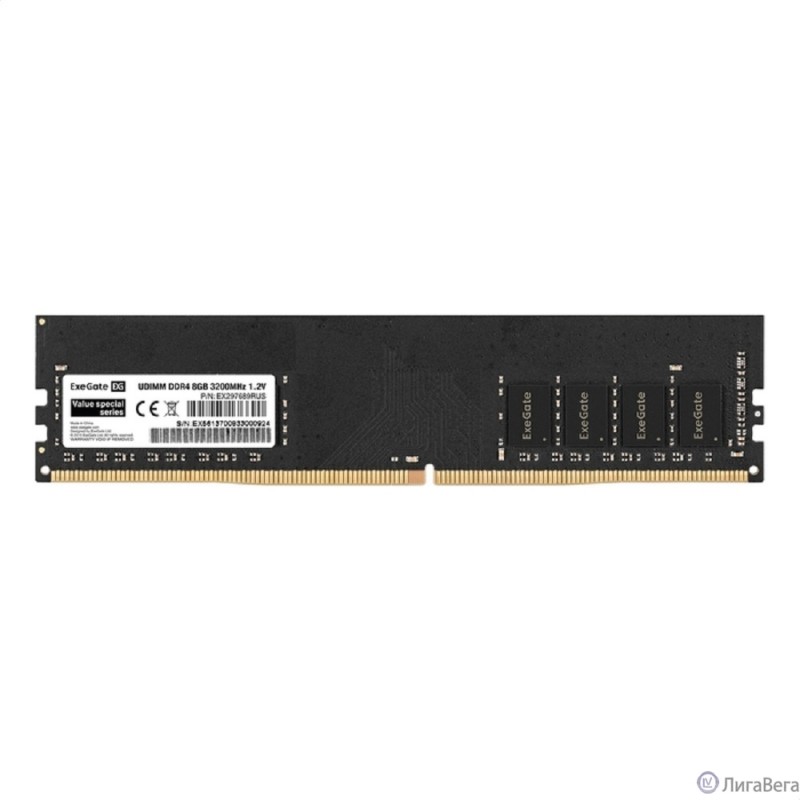 Exegate EX297689RUS Модуль памяти ExeGate Value Special DIMM DDR4 8GB  3200MHz