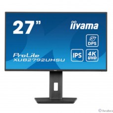 LCD IIYAMA 27″ XUB2792UHSU-B6 {IPS 3840x2160 60hz 4ms 1300:1 350cd 178/178 DVI HDMI DisplayPort USB-C HAS Pivot}