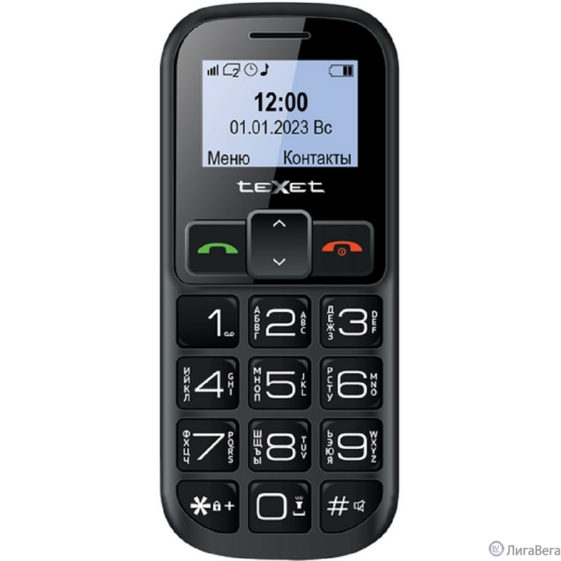 TEXET TM-B322 цвет черный-красный с ЗУ TEXET TM-B322 цвет черный-красный с ЗУ
