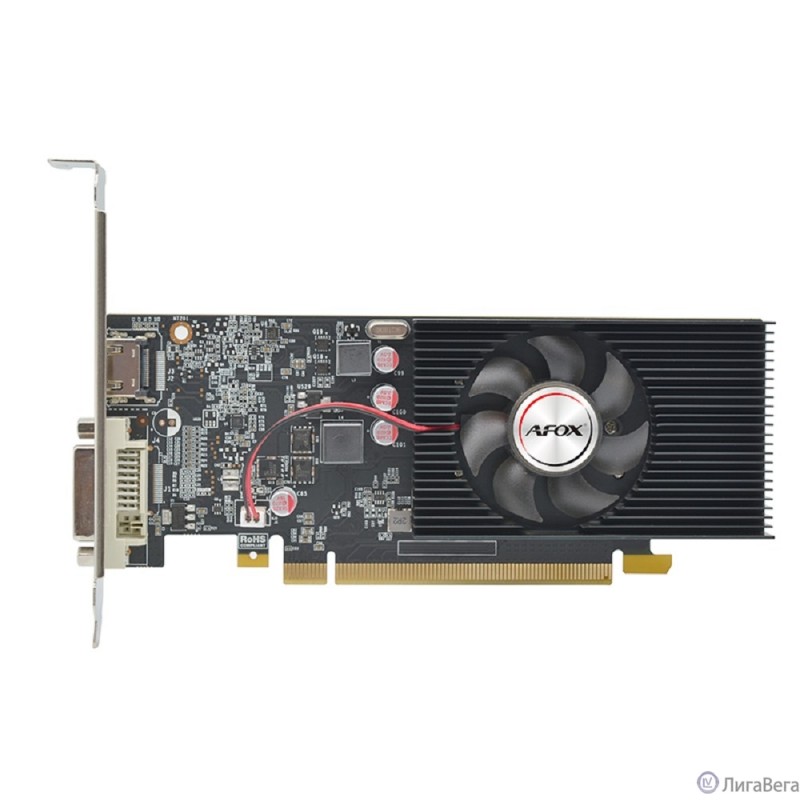 Видеокарта  AFOX PCI-E nVidia GeForce GT1030 2GB (GDDR5, 64bit, DVI, HDMI, LP) (AF1030-2048D5L7) Видеокарта  AFOX PCI-E nVidia GeForce GT1030 2GB (GDDR5, 64bit, DVI, HDMI, LP) (AF1030-2048D5L7)