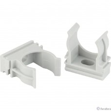 ЭРА Б0043781 Крепеж-клипса CLIP-40-5 для трубы серая d40 мм 5шт