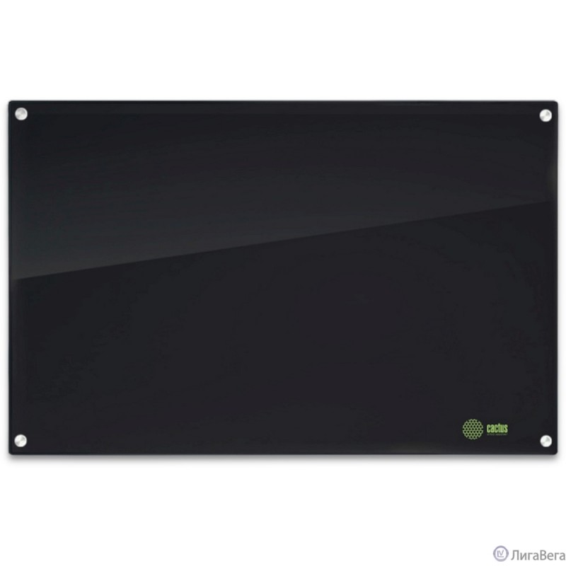 Cactus доска стеклянная  CS-GBD-65X100-BK-TM Сквозное крепление стеклянная черный 65x100 стекло крепления