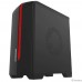 GameMax Корпус Centauri Black Red без БП (ATX,Черн.-кр,USB3.0, Зак.стекло, 1*120мм. RGB, пыл.фильтр)