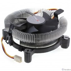 CROWN Кулер для процессора CM-80 v2 (Для Intel + 1700 и AMD, TDP до 65 Ватт, коннектор 3 pin, Низкая посадка радиатора , Гидродинамический  подшипник, Размер: 115*103*42 мм)