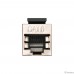 Exegate EX297347RUS Модуль проходной ExeGate CP45-KJ-SH-C5e/6 (RJ45-RJ45 формата Keystone Jack, Кат.5e/6, экранированный)