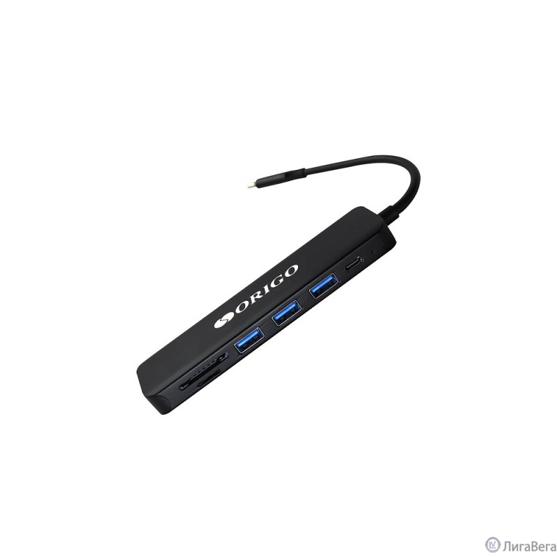 ORIGO OU3340PD/B1 Док-станция USB-C 7-в-1 3xUSB 3.0, USB-C/PD 3.0, HDMI, SD/TF/microSD