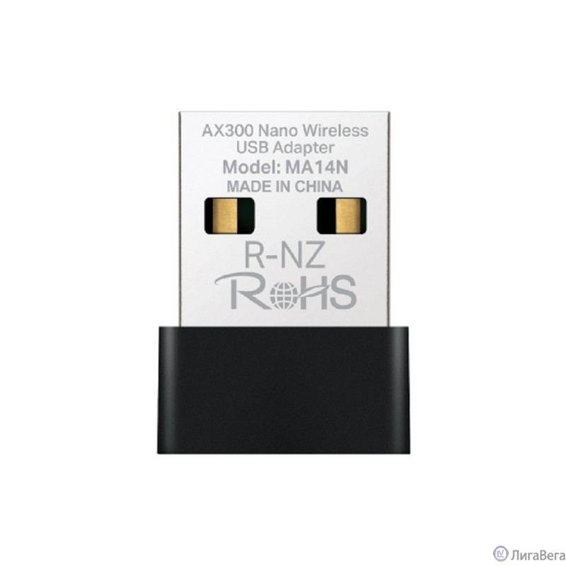 Mercusys MA14N Сверхкомпактный USB-адаптер Wi-Fi AX300