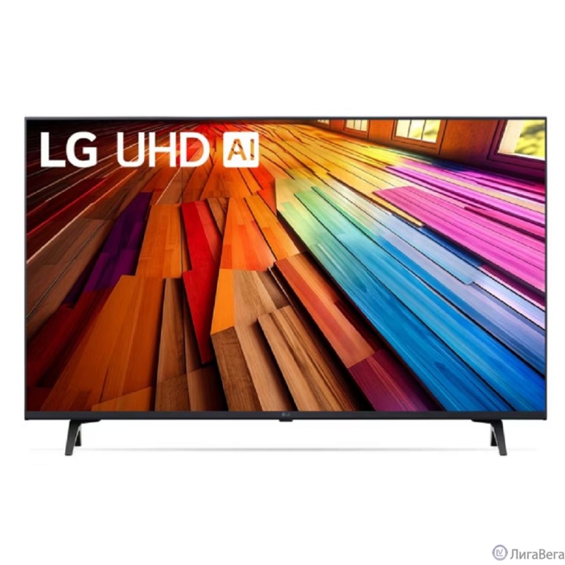 LG 43″ 43UT80006LA.ARUG черный {Ultra HD 60Hz DVB-T DVB-T2 DVB-C DVB-S DVB-S2 USB WiFi Smart TV}