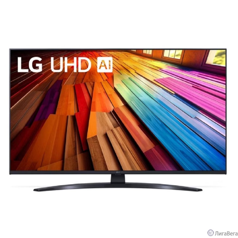 LG 43″ 43UT81006LA.ARUG черный {Ultra HD 60Hz DVB-T DVB-T2 DVB-C DVB-S2 USB WiFi Smart TV}