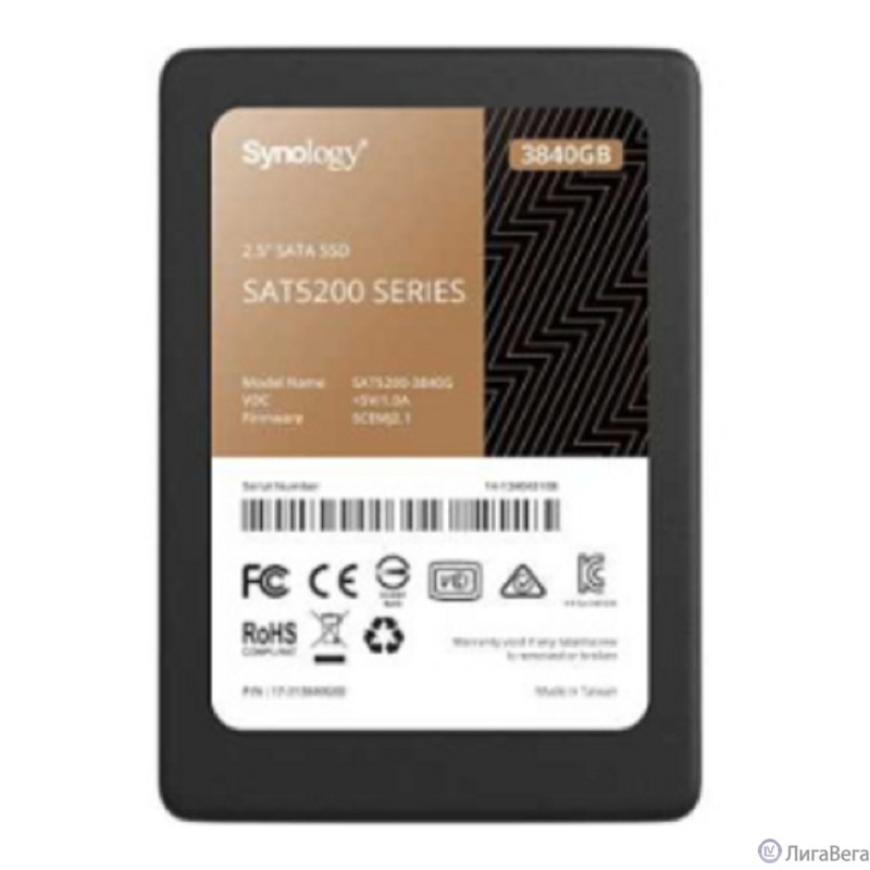 Synology SAT5221-3840G SSD жесткий диск SATA 2.5″ 3.84TB 6GB/S