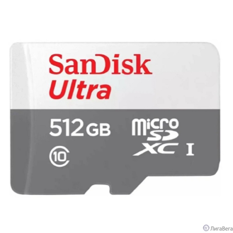 Micro SecureDigital 512GB SanDisk microSDXC Class 10 Ultra UHS-I A1 100MB/s Micro SecureDigital 512GB SanDisk microSDXC Class 10 Ultra UHS-I A1 100MB/s