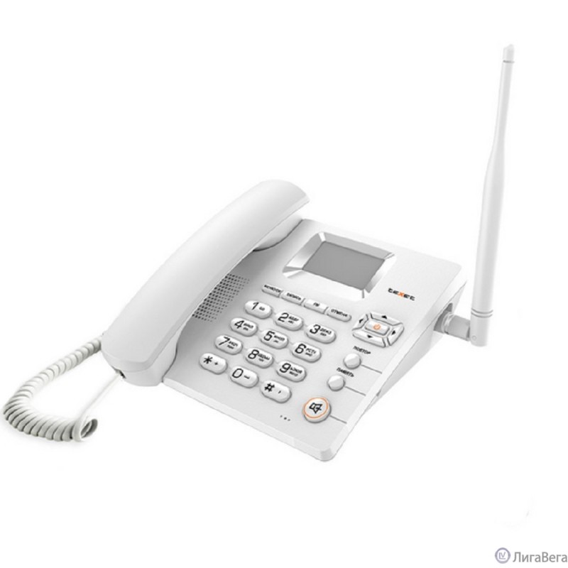 Стационарный сотовый телефон GSM teXet FX-100 цвет белый 127314