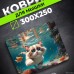 Коврик для мыши Cactus Fish Cat рисунок 300x250x3мм (CS-MPC-D15M) Коврик для мыши Cactus Fish Cat рисунок 300x250x3мм (CS-MPC-D15M)
