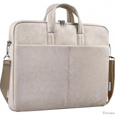 Defender Сумка для ноутбука Solid  15.6″ PU кожа, бежевый, карман (26126)