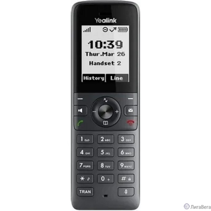 YEALINK W71P (база W70B+ трубка W71H) до 10 SIP-аккаунтов, до 10 трубок на базу, до 20 вызовов YEALINK W71P (база W70B+ трубка W71H) до 10 SIP-аккаунтов, до 10 трубок на базу, до 20 вызовов