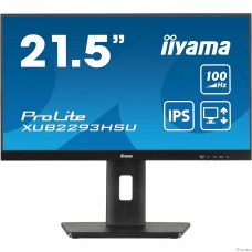 LCD IIYAMA 21.5″ XUB2293HSU-B7 {IPS 1920x1080 100Hz 1ms 300cd 8bit(6bit+FRC) HDMI1.4 DisplayPort1.2 2xUSB2.0 2x2W HAS Pivot VESA}